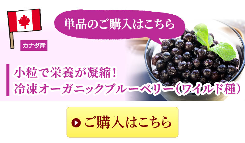 単品でのご購入はこちら！オーガニックワイルドブルーベリー