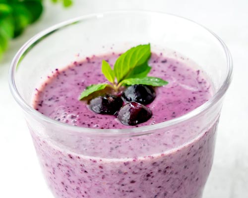 ブルーベリースムージー