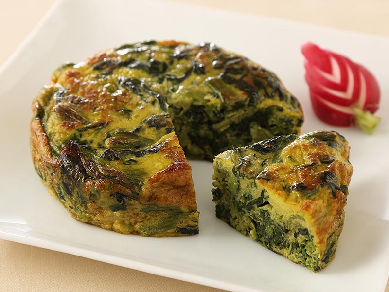 ほうれん草のトルティージャ