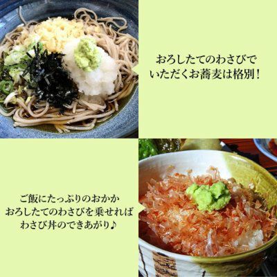 わさび栽培発祥の地「有東木」の本わさび 大サイズ1本（60g～100g
